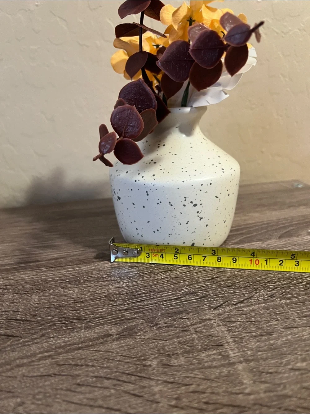 Target Bullseye Potted Floral Fall Ceramic Vase Flowers NWT